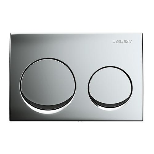 Picture of Geberit Actuator Plate Alpha 01 D-Flush Matt Crm-Plated