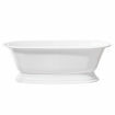 Picture of Victoria + Albert Elwick F/Stand Oval Bath With Plinth 1902 x 910