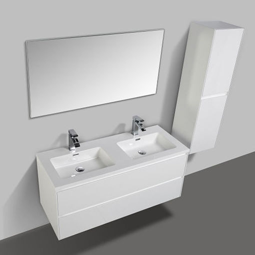 Picture of ENZO DOUBLE DRAWER & BASIN 1200 COMBO white