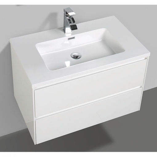Picture of ENZO DOUBLE DRAWER & BASIN 800 COMBO white