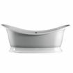 Picture of Victoria + Albert Marlborough F/Stand Oval Bath W/ Plinth 1890 x 860