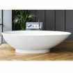 Picture of Victoria + Albert Napoli Freestanding Oval Bath White 1900 x 855