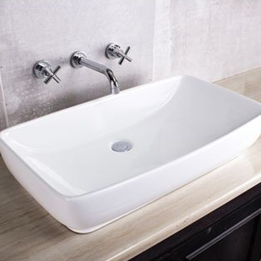 Picture of Rossco Soft Rectangle Counter Top Basin 740 x 405 mm
