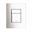 Picture of Skate Cosmopo Wall Plate - Glass - Moon Wh