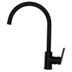 Picture of Spring Tide 1 Hole Sink Mixer J-Spout Black