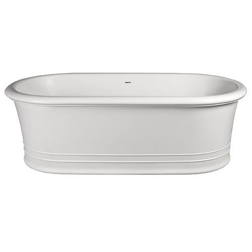 Picture of Dadoquartz Victoria Freestanding Bath 1800 x 900 (White)