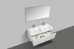 Milan 1200 single drawer White 4