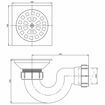 Picture of Gio Matt Black Square Shower Trap