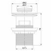 Picture of Gio Pop Up Basin Waste (Slotted)
