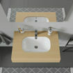 Picture of D-Code Built-in basin White High Gloss 560 mm