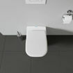 Picture of D-Code Wall-mounted toilet White High Gloss 545 mm