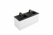 Picture of ENZO DOUBLE DRAWER & BASIN 1200 COMBO black