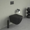 Picture of Happy D.2 Wall-mounted toilet Innenfarbe Anthracite High Gloss, Aussenfarbe Anthracite Matt 540 mm