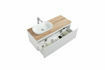 Picture of LAZIO 1200 SINGLE DRAWER TOP & BASIN COMBO