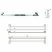 Picture of Malta Double Towel Rail 700 Mm