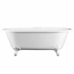 Picture of Victoria + Albert Cheshire F/Stand Oval Bath With Q/Castfeet 1750 x 800