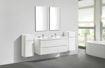 Picture of Milan 1200 Double Drawer Cabinet Vanity Combo