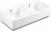 Picture of Shaws Double Bowl 800 Handcrafted Fireclay Sink