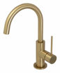 Picture of LACE  BASIN MIXER GOOSENECK BRASS