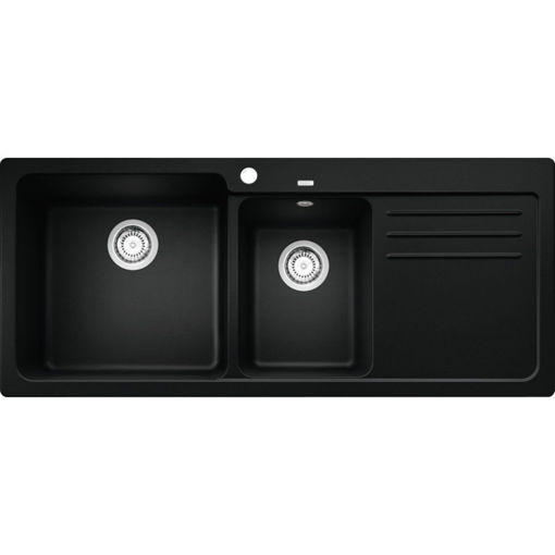 Picture of Blanco Naya 8 S Right Hand Strainer (Black)