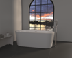 Picture of Cayman Free Standing One Piece Acrylic Bath  1690 x 790 x 600 mm