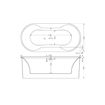 Picture of DUNDEE F/S SKIRTED BATH 1700 x 800