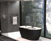 Picture of Zala Free Standing One Piece Acrylic Bath 1440 x 750 mm (Black)