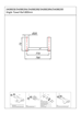 Picture of Blutide Brushed Brass Single Towel Rail 800 mm