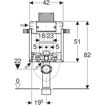 Picture of Geberit Omega Kombifix Concealed Cistern 82Cm / 12Cm 110.203.00.1