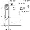 Picture of Geberit Omega Kombifix Concealed Cistern 82Cm / 12Cm 110.203.00.1