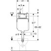 Picture of Geberit Alpha Concealed Cistern 8 cm 109.179.00.1 (Floor Mounted Toilets)