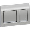 Picture of Geberit Actuator Plate Alpha 25 D-Flush Bright/Chrome