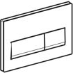 Picture of ACT PLATE ALPHA 50 D-FLUSH J/BLACK RAL 9005