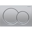 Picture of Geberit Actuator Plate Alpha 01 D-Flush Matt Crm-Plated