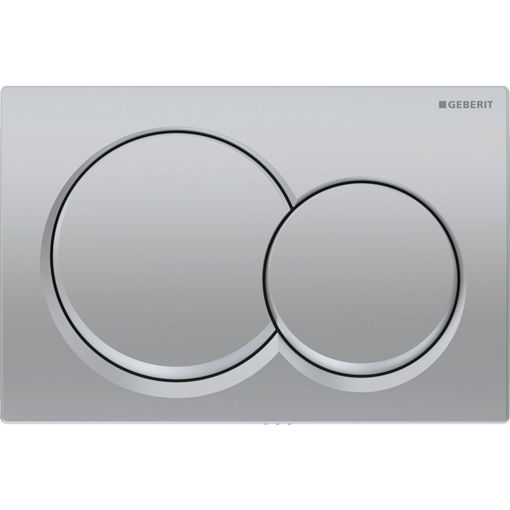 Picture of Geberit Actuator Plate Alpha 01 D-Flush Matt Crm-Plated