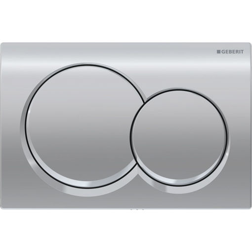 Picture of Geberit Actuator Plate Alpha 01 Dual Flush Chrome Plated