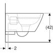 Picture of Smyle Square Wall Hung Rimfree Pan