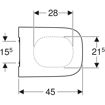 Picture of Geberit Smyle Square Soft Closing Sandwich Type Seat (Seat only)