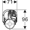 Picture of Geberit Fill Valve Type 360 Bottom Inlet 1/2''