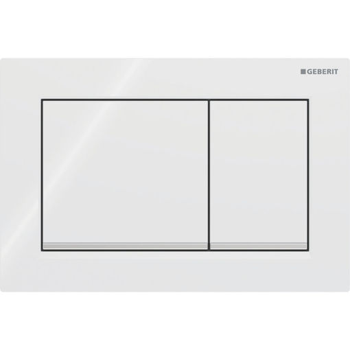 Picture of Geberit Actuator Plate Omega 30 D-Flush Wht-Brt/Crm
