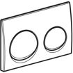 Picture of Geberit Actuator Plate Alpha 10 D-Flush Bright/Crm