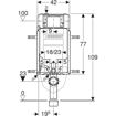 Picture of Geberit Kombifix Sigma Concld Cis 109 / 8Cm 110.792.00.1