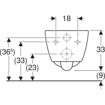 Picture of Geberit Icon Rimfree Wall Hung Pan (No Seat)
