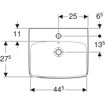 Picture of SELNOVA SQUARE WASH BASIN 50 CM