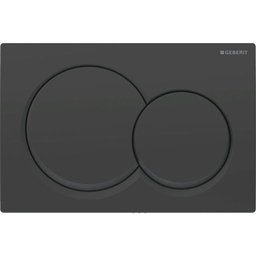 Picture of ACT PLATE ALPHA 01 D-FLUSH MATT BLACK