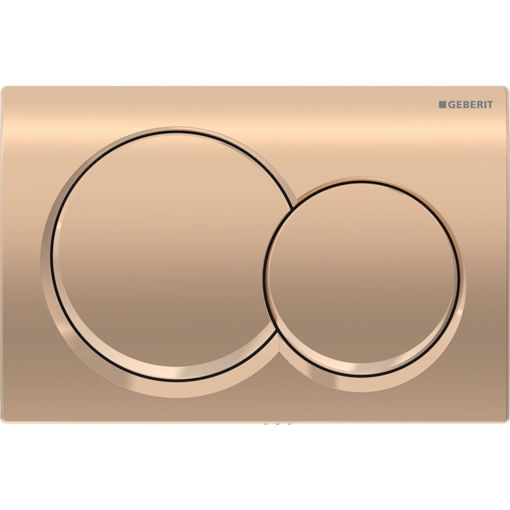 Picture of ACT PLATE ALPHA 01 D-FLUSH RED GOLD