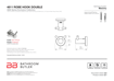 Picture of Bathroom Butler 4811 Double Robe Hook Polished