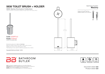 Picture of Bathroom Butler 5838 Toilet Brush & Holder