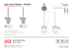 Picture of Bathroom Butler 8538 Toilet Brush & Holder Polished