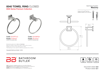 Picture of Bathroom Butler 8540 Towel Ring - Closed Brush